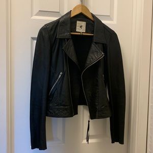 - One Teaspoon black leather jacket